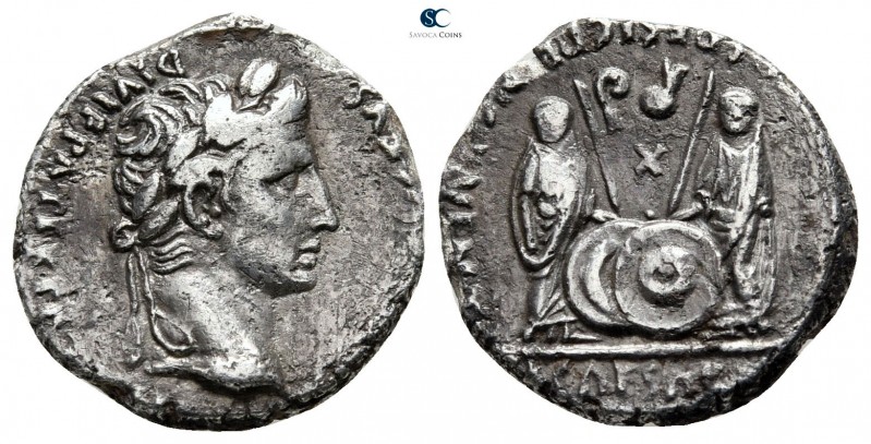 Augustus 27 BC-AD 14. Lugdunum
Denarius AR

18mm., 3,32g.



very fine