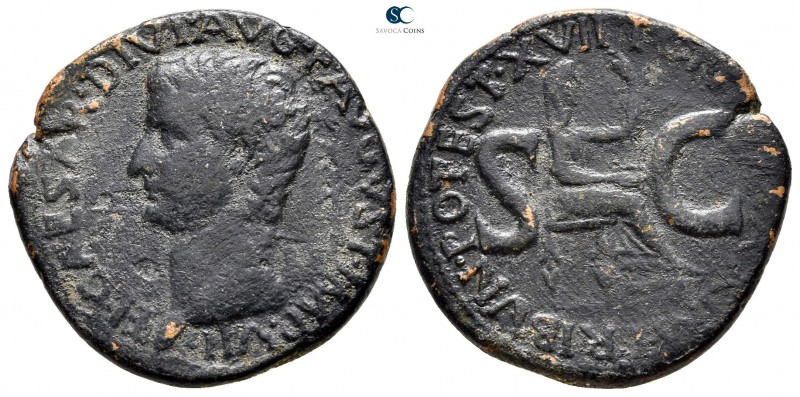 Tiberius AD 14-37. Rome
As Æ

28mm., 10,4g.



very fine