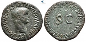Germanicus AD 37-41. Struck under Claudius 50-54. Rome. As Æ