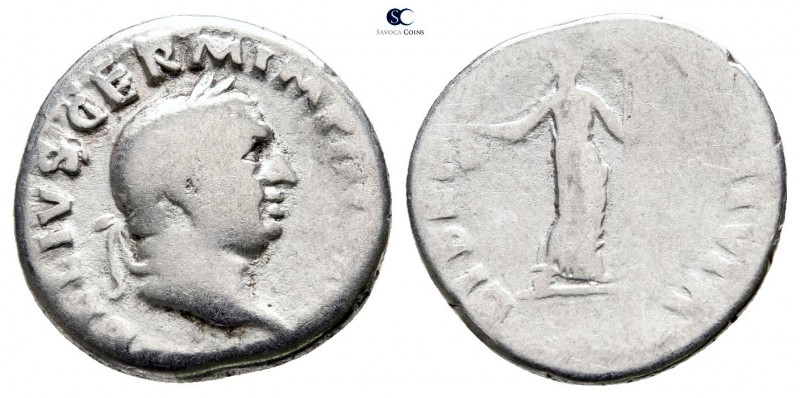Vitellius AD 41-69. Rome
Denarius AR

18mm., 3,02g.



nearly very fine
