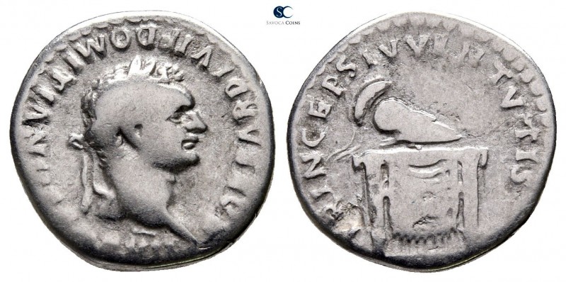 Domitian as Caesar AD 69-81. Rome
Denarius AR

18mm., 2,98g.



nearly ve...