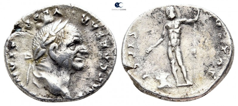 Vespasian AD 69-79. Rome
Denarius AR

19mm., 3,34g.



nearly very fine