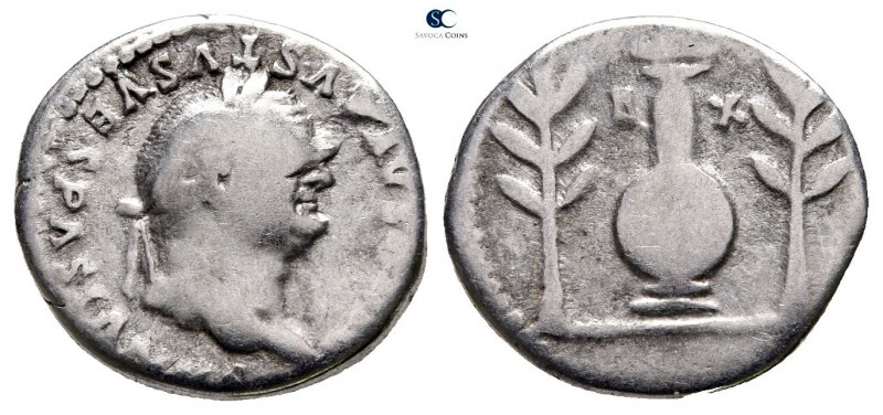 Divus Vespasianus Died AD 79. Rome
Denarius AR

18mm., 3,2g.



nearly ve...