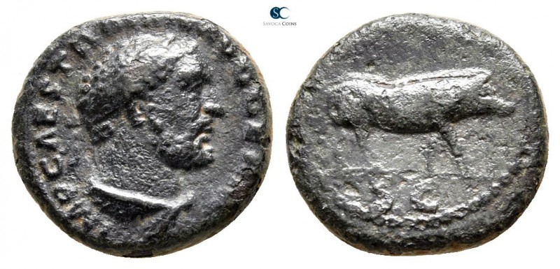 Trajan AD 98-117. Rome
Quadrans Æ

14mm., 2,51g.



nearly very fine