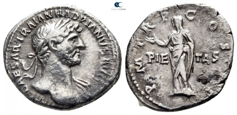 Hadrian AD 117-138. Rome
Denarius AR

21mm., 2,454g.



very fine
