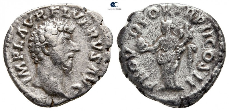 Lucius Verus AD 161-169. Rome
Denarius AR

19mm., 3,00g.



nearly very f...