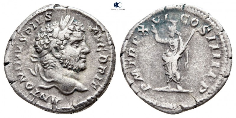 Caracalla AD 198-217. Rome
Denarius AR

18mm., 3,02g.



very fine