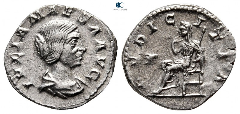 Julia Maesa AD 218-224. Rome
Denarius AR

19mm., 2,55g.



very fine