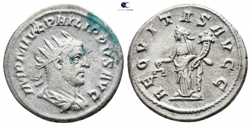 Philip I Arab AD 244-249. Rome
Antoninianus AR

22mm., 4,62g.



very fin...