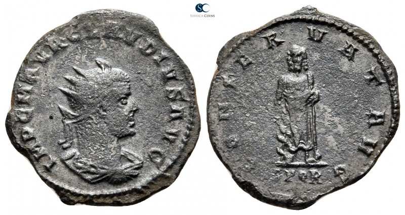 Claudius Gothicus AD 268-270. Smyrna
Antoninianus Æ

19mm., 2,43g.



ver...