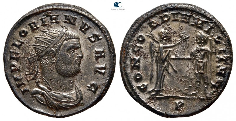 Florianus AD 276. Cyzicus
Antoninianus Æ silvered

23mm., 4,32g.



very ...