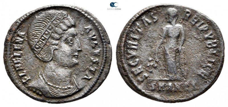 Helena, mother of Constantine I AD 328-329. Antioch
Follis Æ

20mm., 2,66g.
...