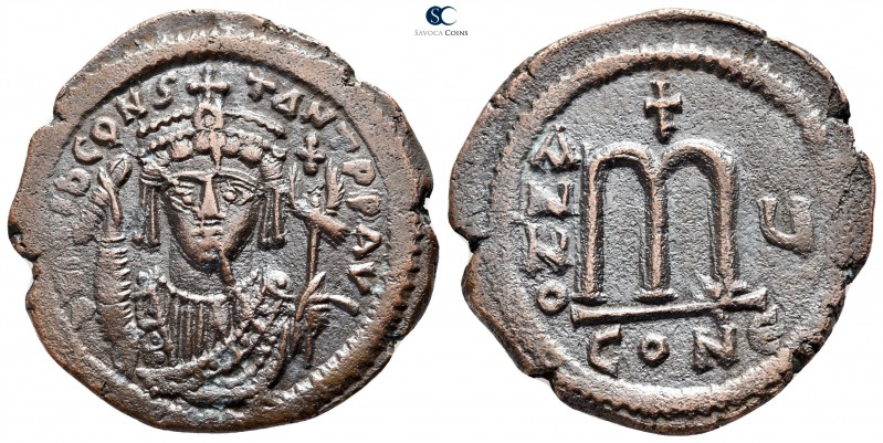 Tiberius II Constantine AD 578-582. Constantinople
Follis Æ

35mm., 17,32g.
...