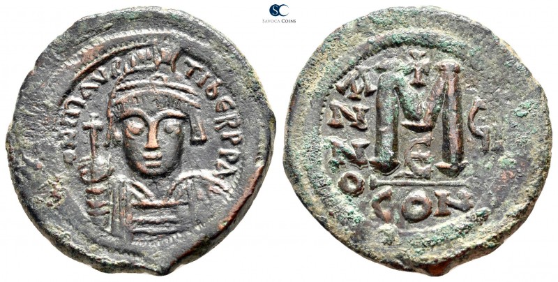 Maurice Tiberius AD 582-602. Constantinople
Follis Æ

30mm., 11,78g.



v...