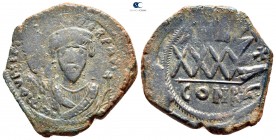 Phocas AD 602-610. Constantinople. Follis Æ
