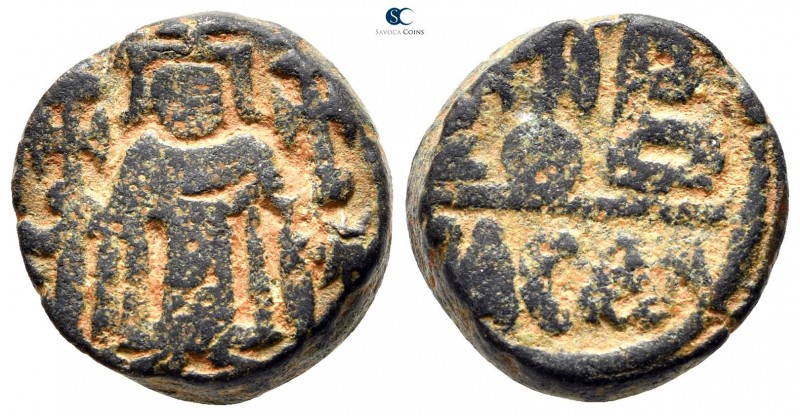 Constans II AD 641-668. Alexandria
12 Nummi AE

17mm., 9,63g.



very fin...