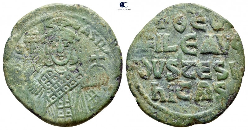 Theophilus AD 829-842. Uncertain provincial mint
Follis Æ

27mm., 6,66g.

...