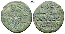 Theophilus AD 829-842. Uncertain provincial mint. Follis Æ