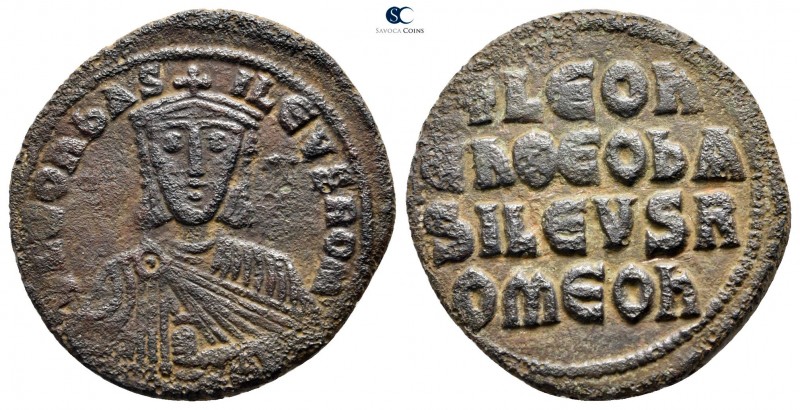 Leo VI the Wise AD 886-912. Constantinople
Follis Æ

26mm., 6,41g.



ver...