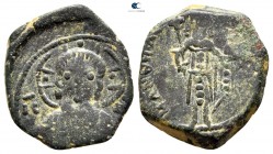 Manuel I Comnenus AD 1143-1180. Constantinople. Tetarteron Æ
