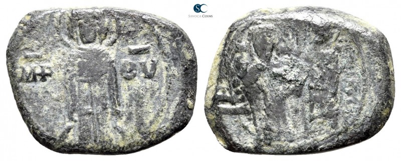 Andronicus I Comnenus AD 1183-1185. Constantinople
Tetarteron Æ

20mm., 4,42g...