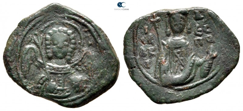 Isaac II Angelos AD 1185-1195. Thessalonica
Tetarteron Æ

19mm., 2,59g.


...