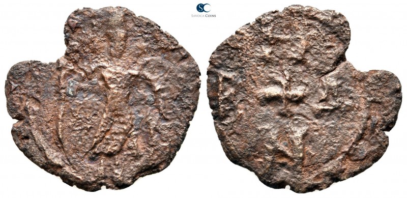 Baldwin II, second reign AD 1108-1118. Antioch
Follis Æ

20mm., 2,52g.


...