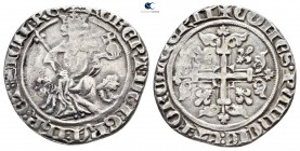 Roberto I Anjou AD 1309-1343. Napoli . Gigliato AR