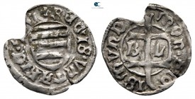 Sigismund of Luxembourg AD 1387-1437. Budín (Buda). Denar AR