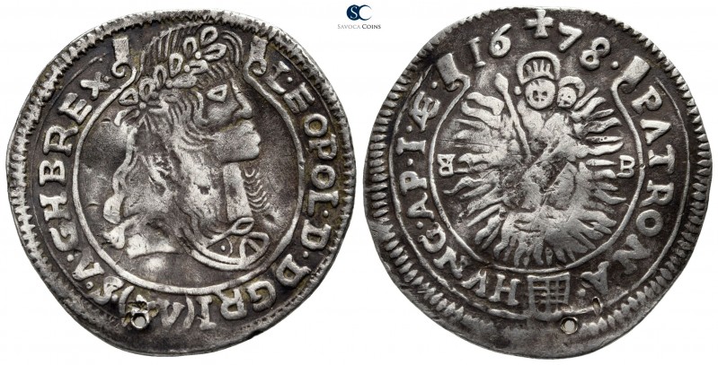 Austria. Kremnica. Leopold I AD 1657-1705.
15 Kreuzer AR 1678

31mm., 4,86g....