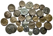 Lot of ca. 30 greek bronze coins / SOLD AS SEEN, NO RETURN!
very fine