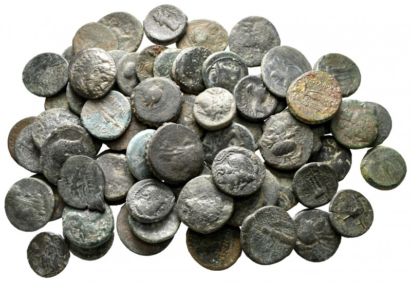 Lot of ca. 70 greek bronze coins / SOLD AS SEEN, NO RETURN!

nearly very fine