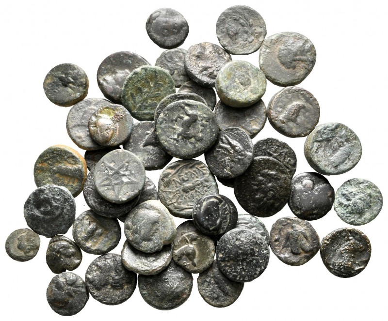 Lot of ca. 46 greek bronze coins / SOLD AS SEEN, NO RETURN!

very fine