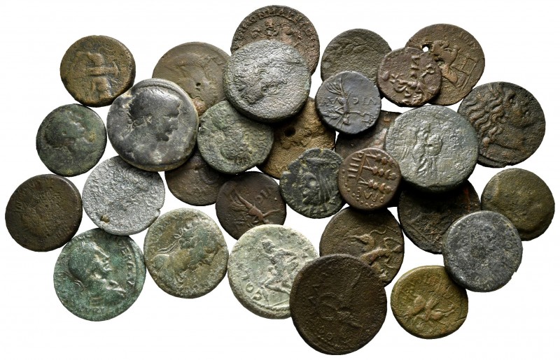 Lot of ca. 30 roman provincial bronze coins / SOLD AS SEEN, NO RETURN! 

very ...