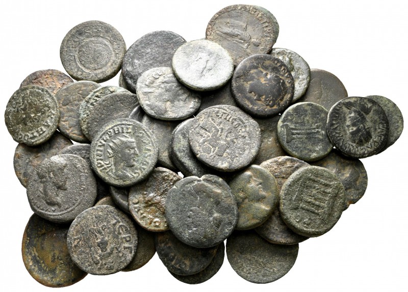 Lot of ca. 46 roman provincial bronze coins / SOLD AS SEEN, NO RETURN!

nearly...