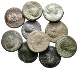 Lot of ca. 10 roman bronze coins / SOLD AS SEEN, NO RETURN!nearly very fine
