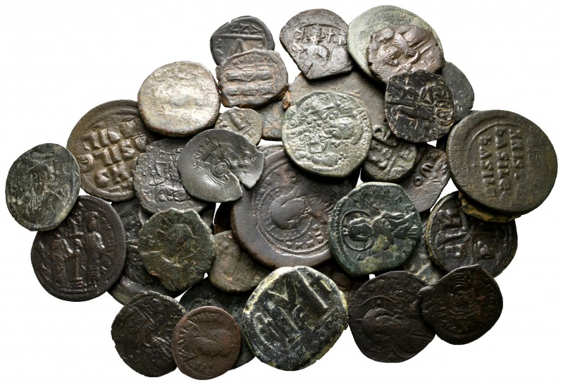 Lot of ca. 44 byzantine bronze coins / SOLD AS SEEN, NO RETURN!

very fine