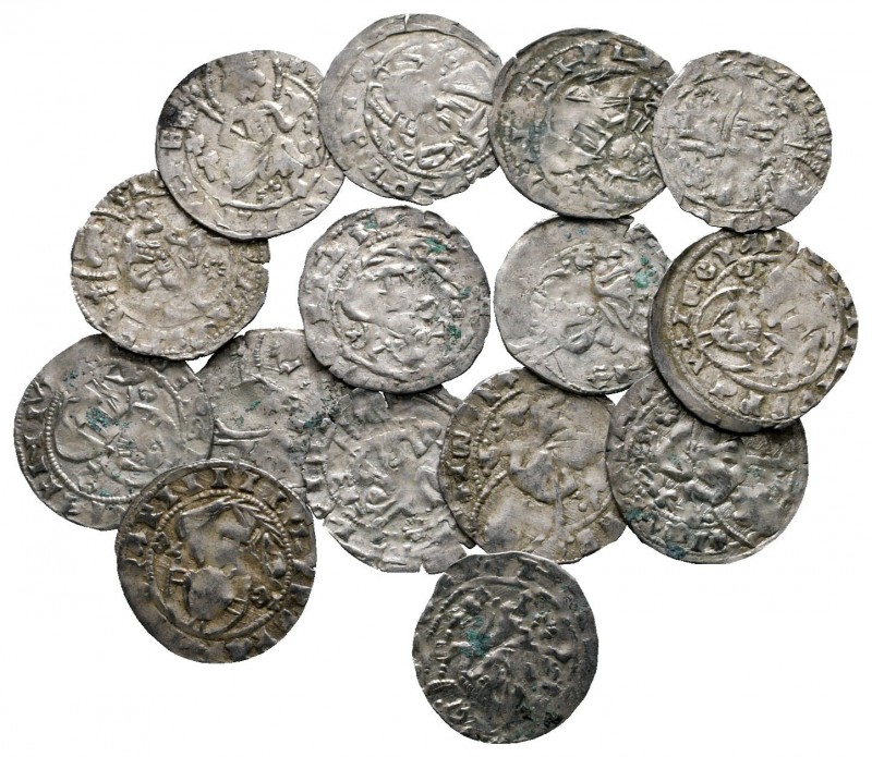 Lot of ca. 15 medieval silver coins / SOLD AS SEEN, NO RETURN!

very fine