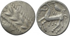 CENTRAL EUROPE. Boii. Drachm (1st century BC). "Simmering und Réte" type.