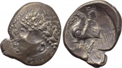 CENTRAL EUROPE. Noricum. Tetradrachm (Circa 170-150 BC). "Kugelreiter" type.