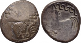 CENTRAL EUROPE. Noricum. Didrachm (2nd-1st centuries BC). "Frontalgesicht" type.