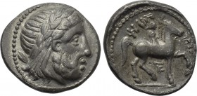 EASTERN EUROPE. Imitations of Philip II of Macedon (2nd-1st centuries BC). Tetradrachm.