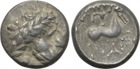 EASTERN EUROPE. Imitations of Philip II of Macedon (2nd-1st centuries BC). Tetradrachm. "Audoleon" type.