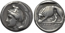 LUCANIA. Velia. Nomos (Circa 334-300 BC).