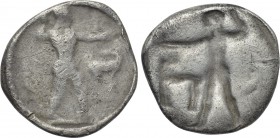 BRUTTIUM. Kaulonia. Nomos (Circa 525-500 BC).