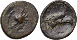 SICILY. Akragas. Ae Onkia (Circa 338-317 BC).