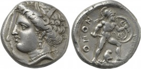 LOKRIS. Lokri Opuntii. Stater (Circa 370-360 BC).