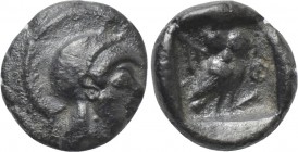 ATTICA. Athens. Obol (Circa 525-515 BC).