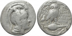 ATTICA. Athens. Tetradrachm (125/4 BC). New Style Coinage. Epigene-, Sosandros and Metrodi-, magistrates.