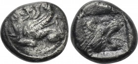 TROAS. Assos. Drachm (Circa 500-450 BC).